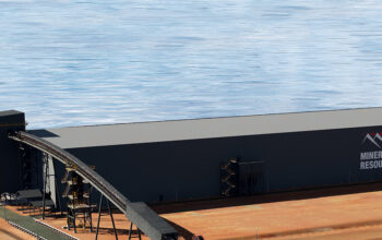 Artist Impression of Port of Ashburton Ore Storage Facility