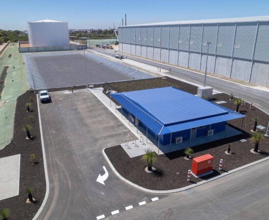 CBH Kwinana Fertiliser Facility_aerial administration building