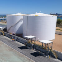 CBH Kwinana Fertiliser Facility tanks